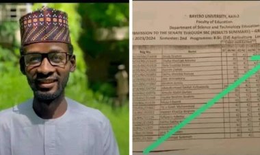 Tricycle Rider Achieves Academic Excellence with First Class Honours at Bayero University Kano