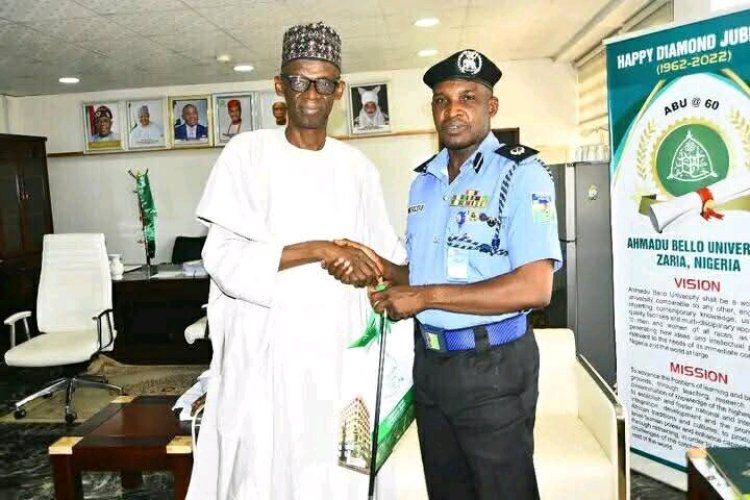 Zaria Police Chief Visits ABU, Emphasizes Security Collaboration
