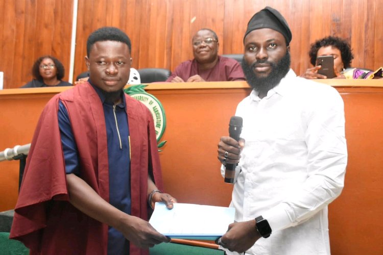 Embrace Leadership with Integrity—VC Charges New FUNAABSU Executives