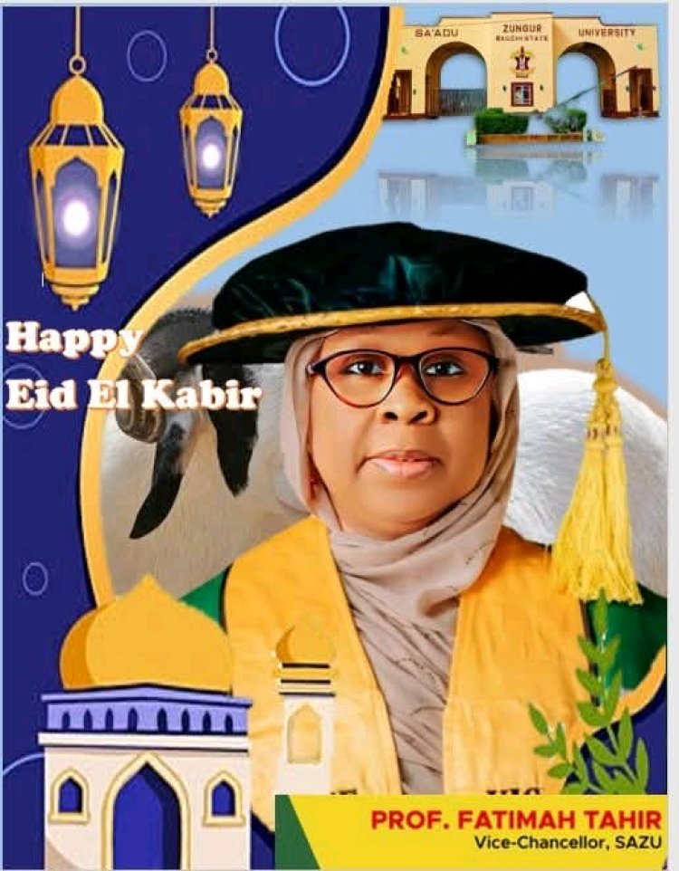 Sa'adu Zungur University Extends Eid Mubarak Greetings
