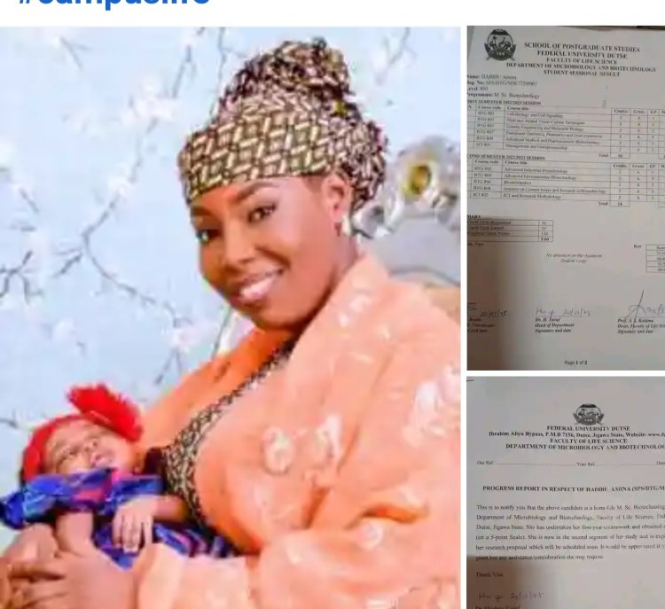 Married Student Achieves 5.0 CGPA at Federal University Dutse