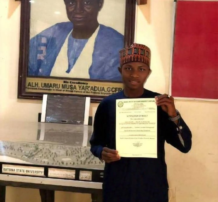 21-Year-Old Achieves Academic Excellence at Umaru Musa Yar'adua University