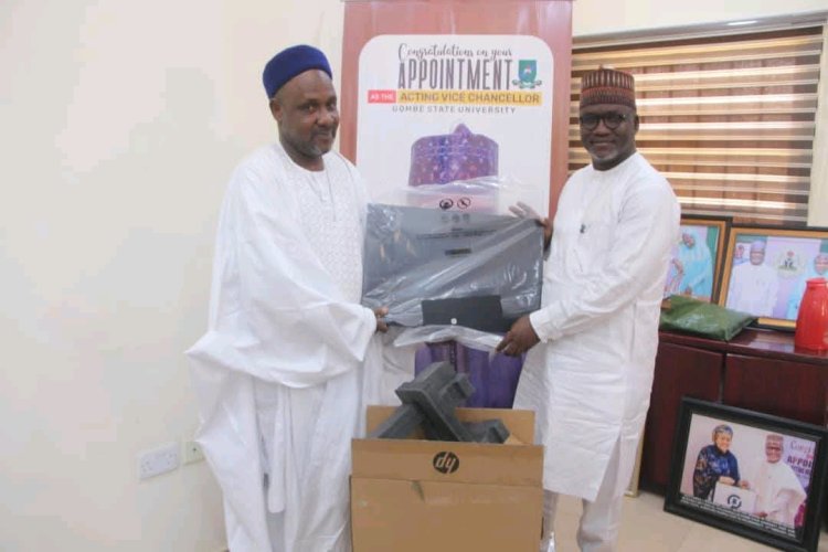 Gombe State University Receives Donation from Dr. Sambo Muhammad Umar