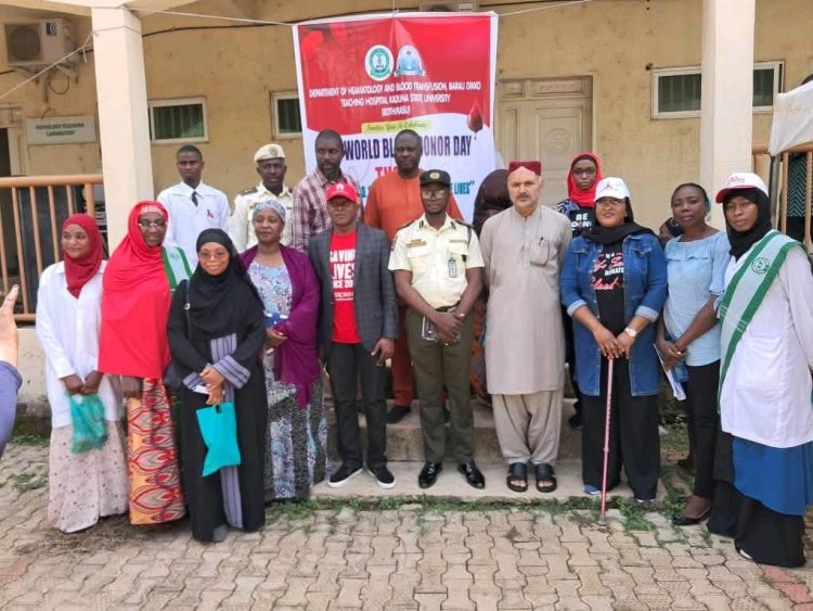 BDTH/KASU and NBSA Celebrate World Blood Donor Day