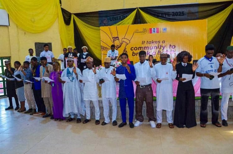 University of Abuja Inaugurates New Students' Union Government Leaders