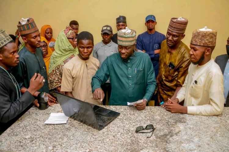 Borno State University VC Professor Babagana Gutti Inspects Examination Halls