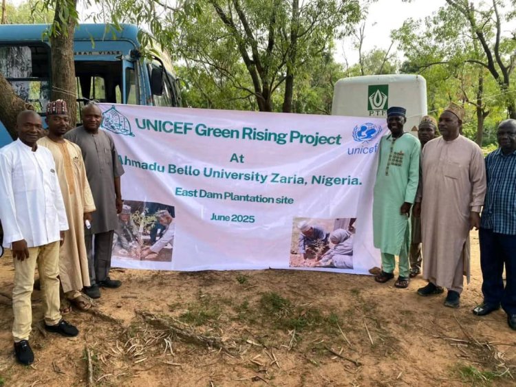 ABU Students Plant Over 2000 Trees Under UNICEF Green Rising Project