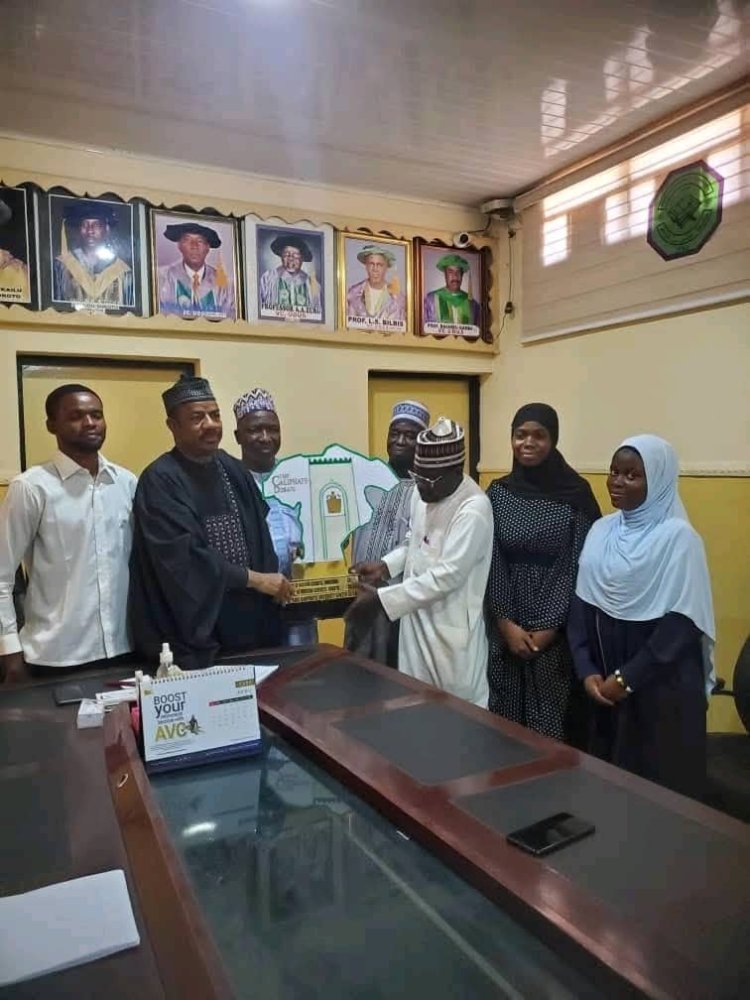 UDUS Debate Club Visits Vice Chancellor for Trophy Presentation