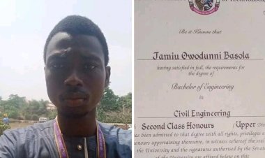 FUTAFUTA Graduate Basola Jamiu Owodunni Faces Admission Controversy, JAMB  Claimed That His Admission Is Fake After Graduation