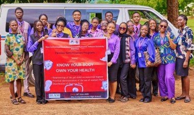 Thomas Adewumi University Mass Communication Students Empower Young Girls through Health Awareness Program