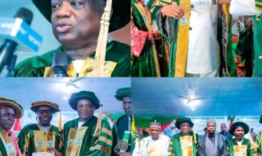 Federal University of Kashere Honored Senator Orji Uzor Kalu with Doctor of Science Degree