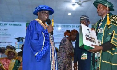 Modibbo Adama University Vice-Chancellor Attends FUK Convocation Ceremony