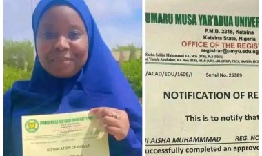 UMYU Graduate Aisha Muhammad Achieves First Class in Education Economics