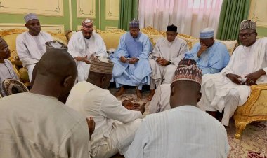 Azman University Pays Condolence Visit to Late Alhaji Aminu Dantata's Family