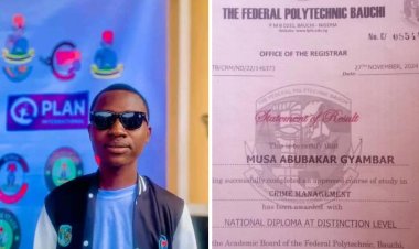 Musa Abubakar Gyambar Earns Distinction in Crime Management
