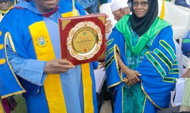 Federal University Gashua Confers Honorary Doctorate on Senator Ahmad Lawan
