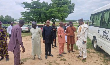 FUTMINNA Governing Council Inspects Ongoing Female Hostel Project