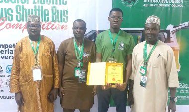UNIABUJA Emerges Second Runner-up in NADDC's Electric Vehicle Design Competition