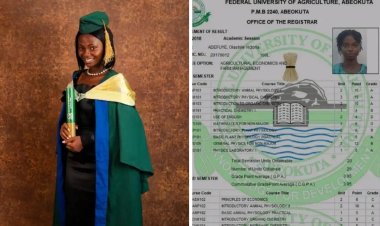 Adefuye Olashile Emerges as Top Graduate with First Class Honours