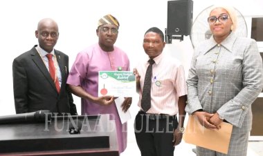 FUNAAB Holds Maiden Registry Symposium, 2nd Award Ceremony