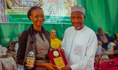 Kaduna State University Durujaiye Omolara Recognized as the Best Graduating Student