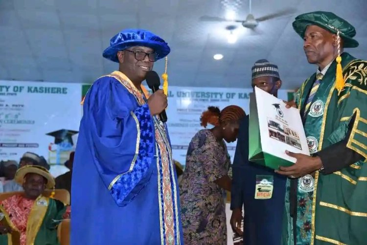 Modibbo Adama University Vice-Chancellor Attends FUK Convocation Ceremony