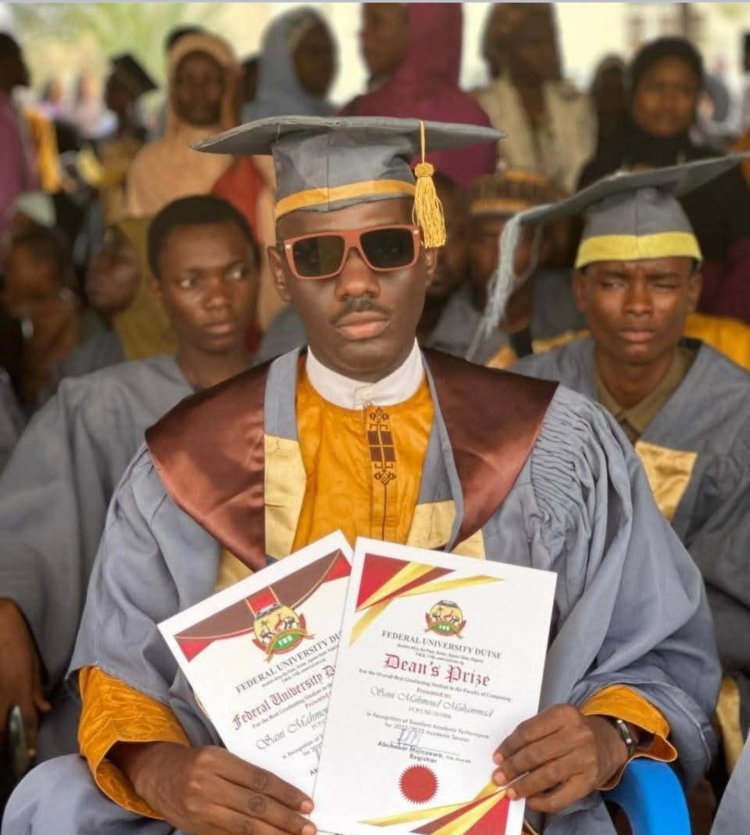Meet Mahmoud Muhammad Sani, FUD Best Graduating Student In Software Engineering With 4.82 CGPA
