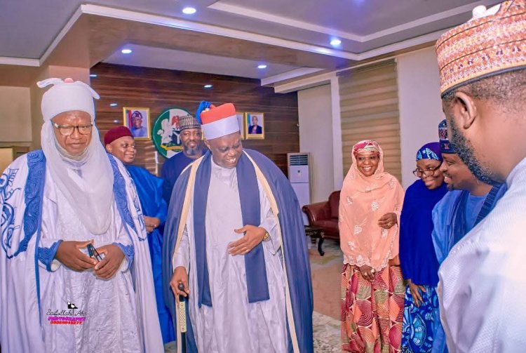 Northwest University Kano Welcomes Newly Appointed Chancellor, Emir of Lafia, During Transit Stop