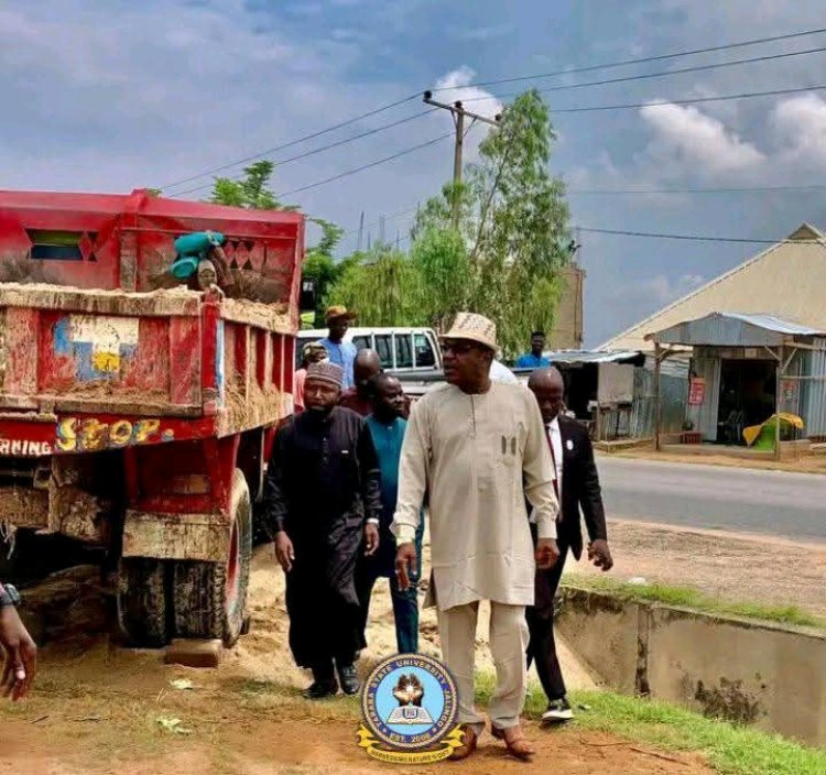 Prof. Sunday Paul Bako Spearheads Industrialization Drive with Construction of 110 Retail Shops at TSU