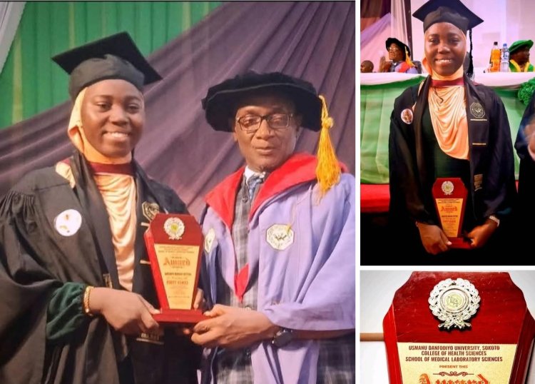 Mariam Opeyemi Adesanya Emerges as Third Best Graduating Student in Medical Laboratory Science at UDUS