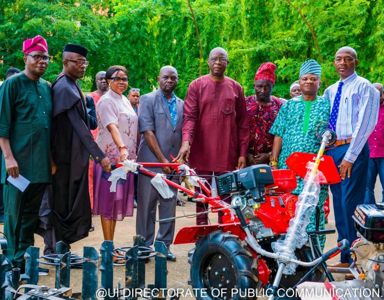 University of Ibadan Receives Motorized Farm Equipment from Alumni