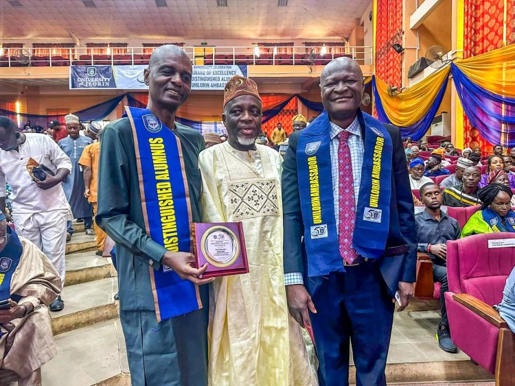 FULOKOJA VC, Prof. Akinwumi Conferred with Distinguished Unilorin Alumnus Award