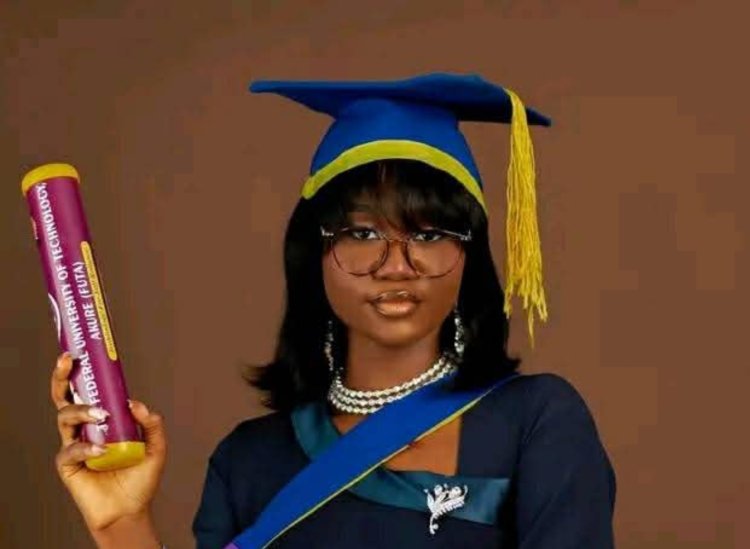 FUTA Student Orofin Adedamola Recognized As Best Female Graduating Student With 4.77/5.0 CGPA