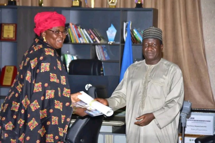 University Of Maiduguri Yoga Staff Club Pays Courtesy Visit to Vice-Chancellor