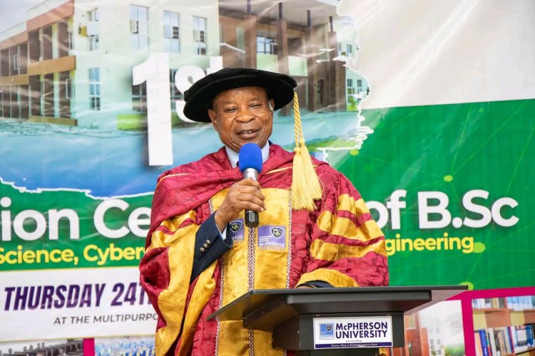McPherson University Inducts 34 Students into Computer Professionals of Nigeria