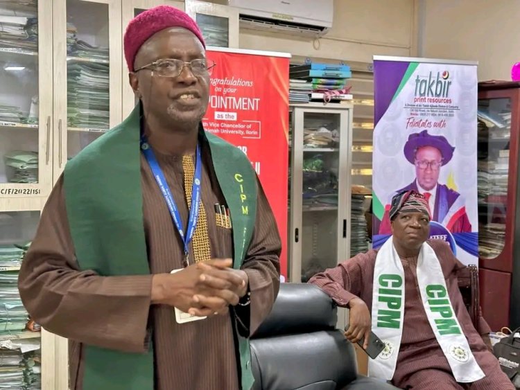 CIPM Kwara State Branch Pays Courtesy Visit to Al-Hikmah University New Vice-Chancellor