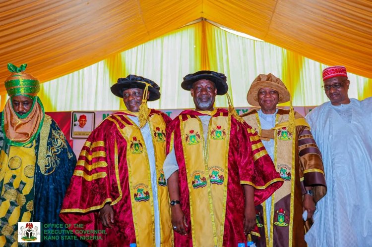 Kwankwaso, Dantata, Others Honoured with Doctoral Degrees for Outstanding Contributions to Education in Kano