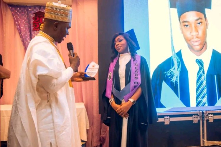 Azman University Kano Honors Top Student with Award of Excellence