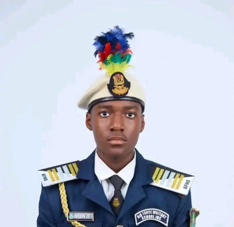 Nigerian Air Force Military School Graduate  Obekpa JO Emerges as the Best Graduating Student