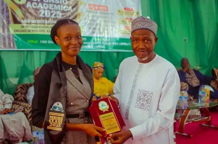 Kaduna State University Durujaiye Omolara Recognized as the Best Graduating Student