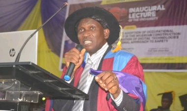 FUTMinna Hosts 116th Inaugural Lecture, Prof. Shittu Advocates Hybrid Safety Strategy for Nigerian Construction Sector