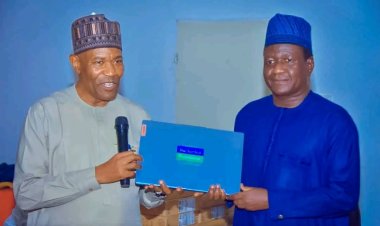 Professor Umaru Pate Donates Laptops to University of Maiduguri Mass Communication Department