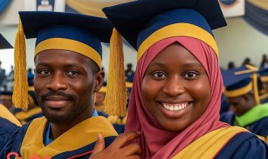 Power Couple Achieves Double Masters Degrees at LASU Convocation
