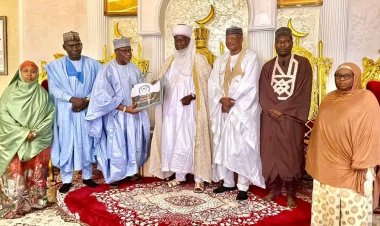 KHAIRUN Management Pays Courtesy Visit to Chancellor, Emir of Argungu