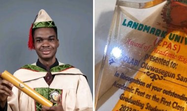 Landmark University Celebrates Oluwaseun Afolabi's Outstanding Achievement
