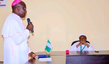 FULafia VC Hosts Catholic Bishop, Strengthens University-Community Ties