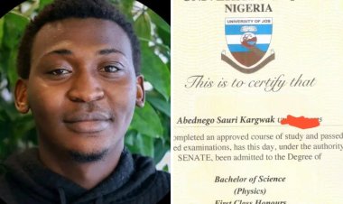 Nigerian Scholar Achieves Academic Excellence in Physics