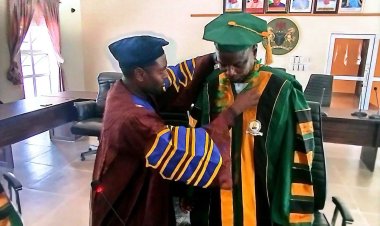 Rector of Federal Polytechnic Bauchi Conferred with Fellowship