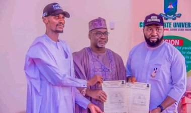 NANS President Visits Gombe State University, Passes Vote of Confidence on Acting Vice-Chancellor