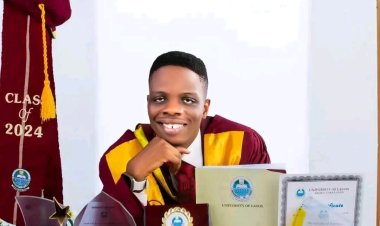 UNILAG Best Graduating Student ,Samuel Badekale Wins Prestigious European Scholarship